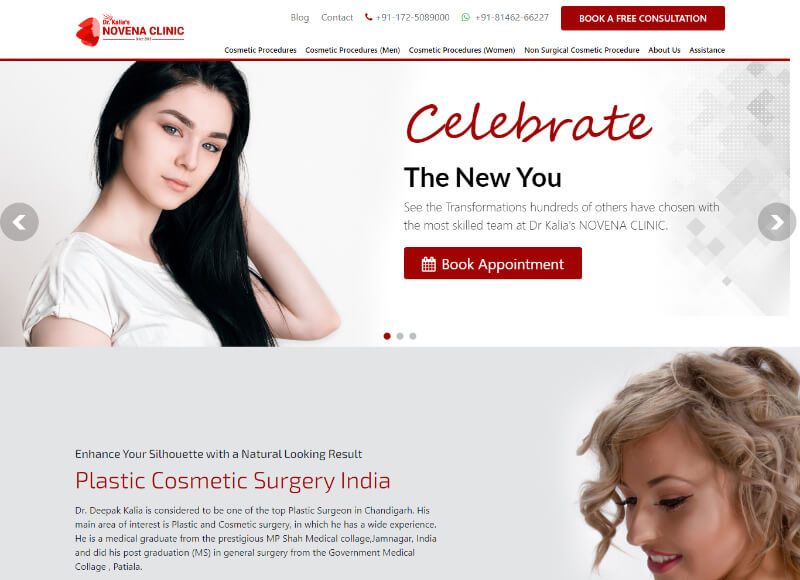 plastic cosmetic surgery india